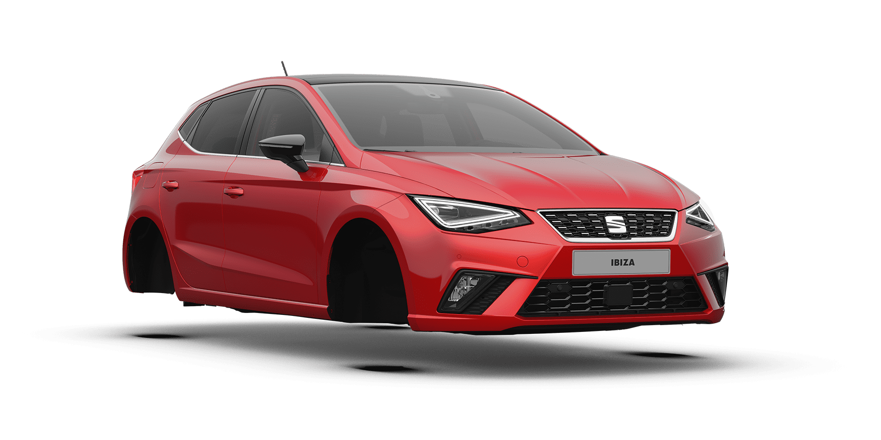 seat ibiza fr colour red desire