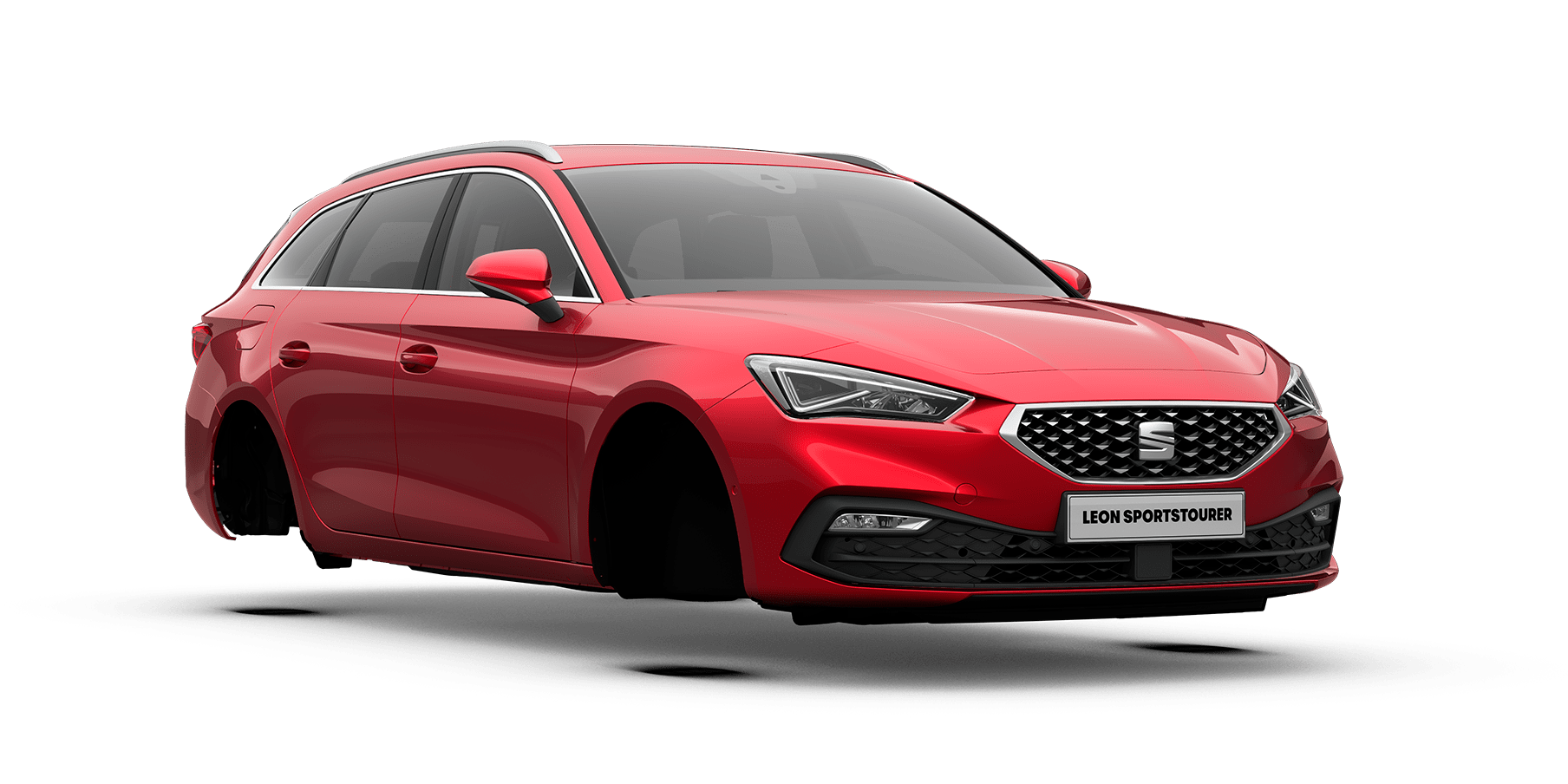 SEAT Leon Desire Red colour configuration 