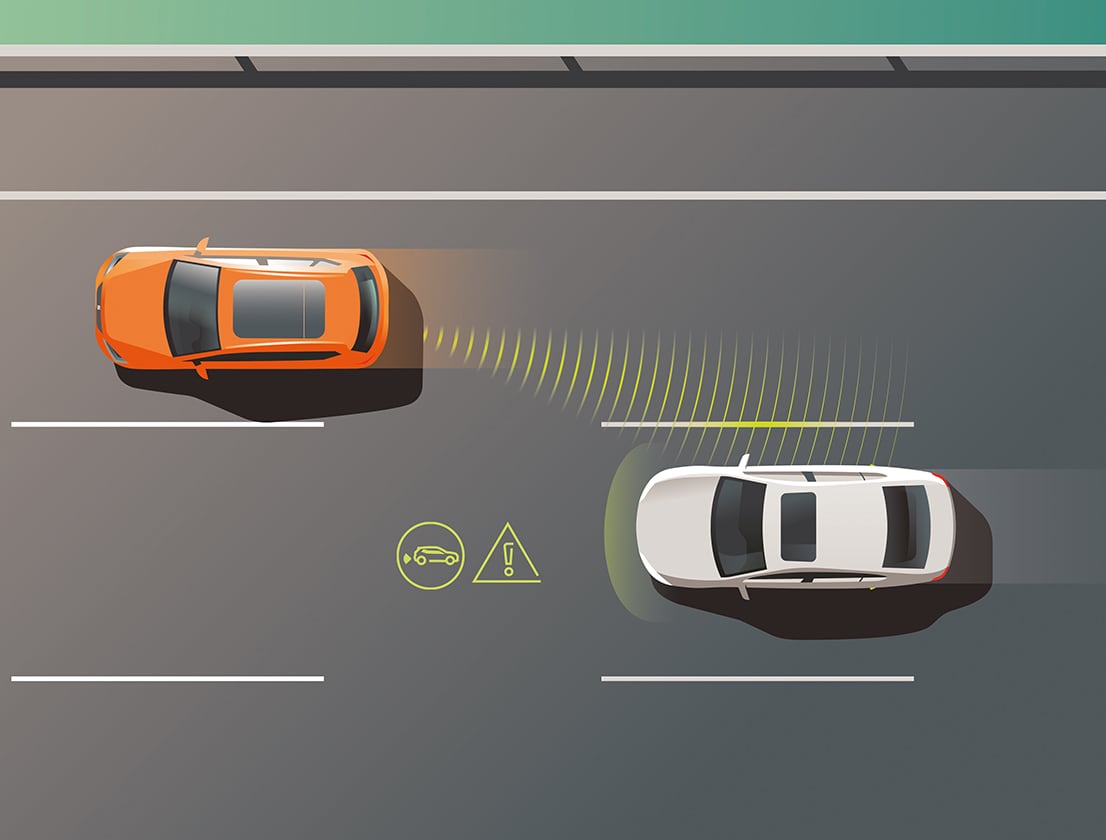 seat leon blind spot detection feature