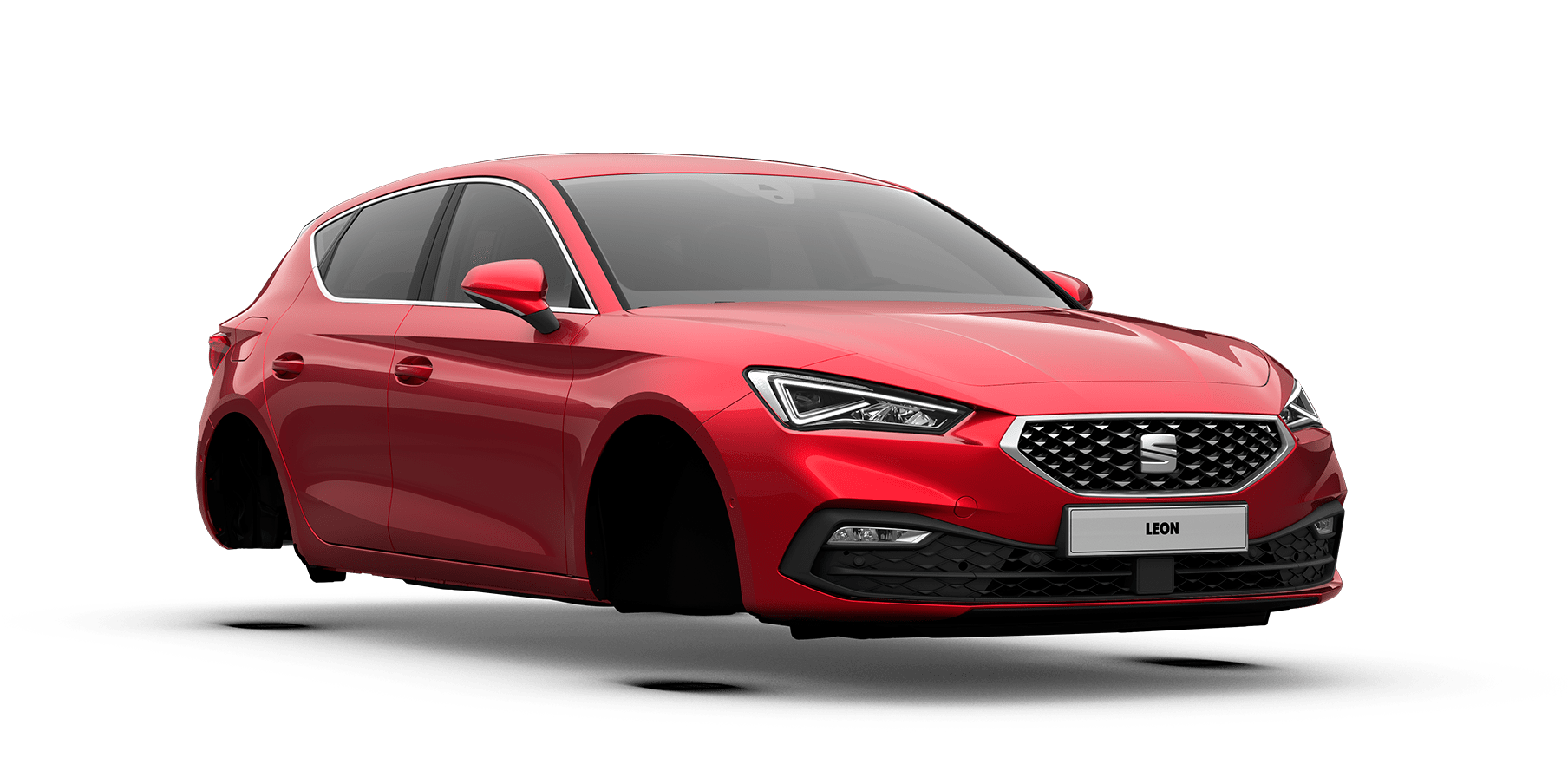 SEAT Leon Desire Red colour configuration 